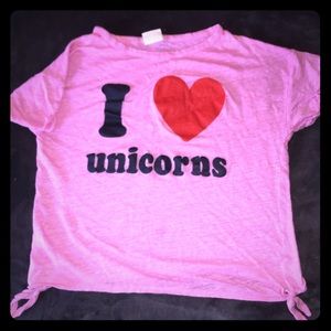 ZARA GIRLS- I LOVE UNICORNS - TEE